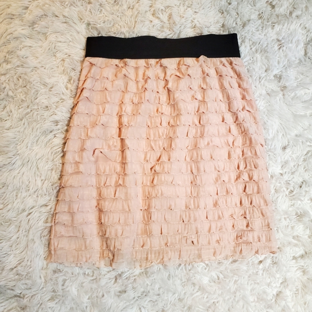 Kimchi Blue Ruffle Chiffon Skirt